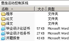 悬挂运动控制系统