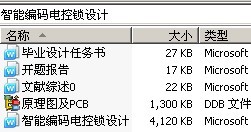 智能编码电控锁设计