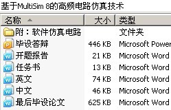 基于MultiSim 8的高频电路仿真技术