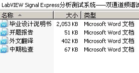 LabVIEW Signal Express分析测试系统——双通道频谱滤波器