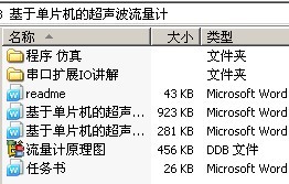 基于单片机的超声波流量计