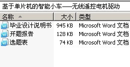 基于单片机的智能小车——无线遥控电机驱动