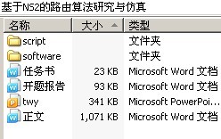 基于NS2的路由算法研究与仿真