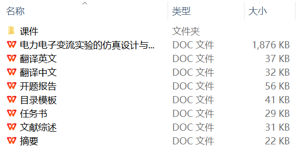 电力电子变流实验的仿真设计与开发
