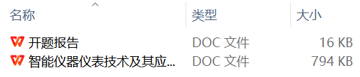 智能仪器仪表技术及其应用+开题报告