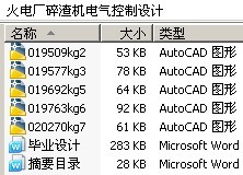 火电厂碎渣机电气控制设计