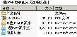 H型PWM数字直流调速系统设计