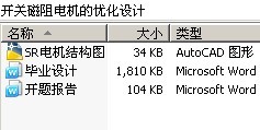 开关磁阻电机的优化设计