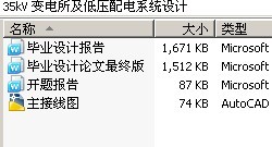 35kV 变电所及低压配电系统设计