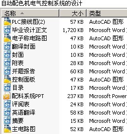 自动配色机电气控制系统的设计