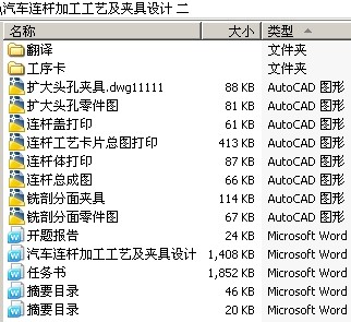 汽车连杆加工工艺及夹具设计 二