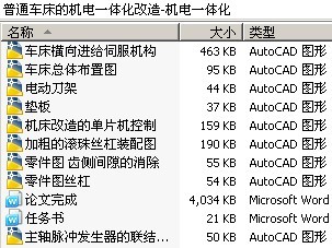 普通车床的机电一体化改造-机电一体化