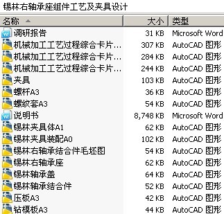 锡林右轴承座组件工艺及夹具设计
