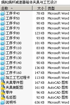 蜗轮蜗杆减速器箱体夹具与工艺设计