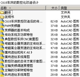 C618车床的数控化改造设计