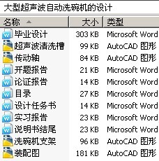 大型超声波自动洗碗机的设计