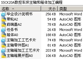 SSCK20A数控车床主轴和箱体加工编程