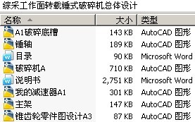综采工作面转载锤式破碎机总体设计