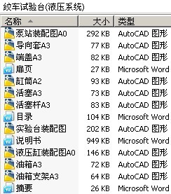 绞车试验台(液压系统)