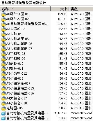 自动弯管机装置及其电器设计