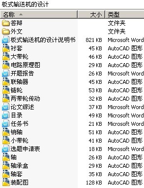 板式输送机的设计