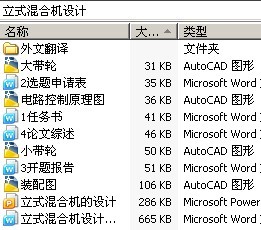立式混合机设计
