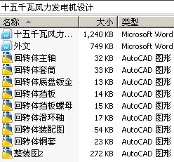 十五千瓦风力发电机设计