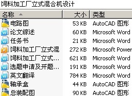 饲料加工厂立式混合机设计