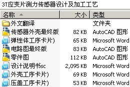 3T应变片测力传感器设计及加工工艺