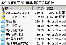 多角度塑料压力管道焊机液压系统设计