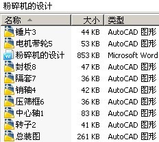 粉碎机的设计