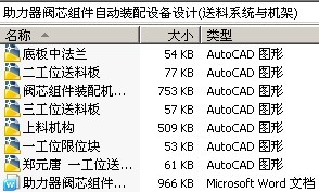 助力器阀芯组件自动装配设备设计(送料系统与机架)