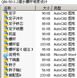QB6-50-2.2潜水螺杆电泵设计