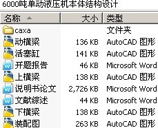 6000吨单动液压机本体结构设计