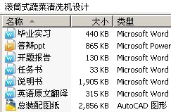 滚筒式蔬菜清洗机设计