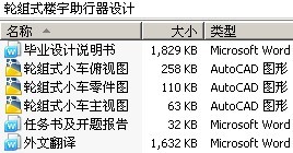 轮组式楼宇助行器设计