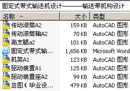 固定式带式输送机设计————输送带机构设计
