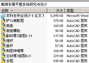 载煤车厢平整系统研究与设计