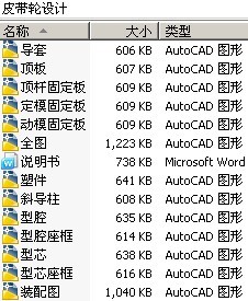 皮带轮设计