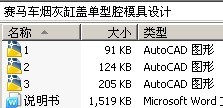 赛马车烟灰缸盖单型腔模具设计