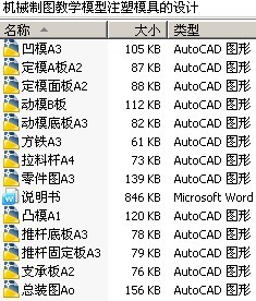 机械制图教学模型注塑模具的设计