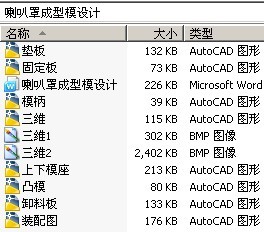 喇叭罩成型模设计