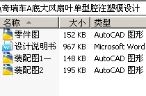 奇瑞车A底大风扇叶单型腔注塑模设计