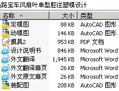 路宝车风扇叶单型腔注塑模设计