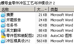 螺母盒零件冲压工艺与冲模设计 2