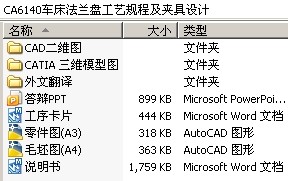 CA6140车床法兰盘工艺规程及夹具设计