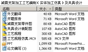 减震支架加工工艺编制(实体加工仿真)及夹具设计