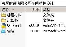 海鹰时装有限公司车间结构设计